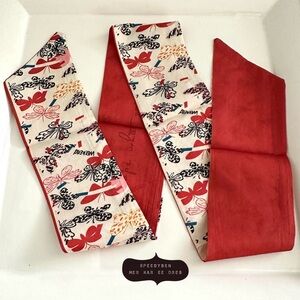 3/$20 Purse Handbag Fashion Scarf red butterfly